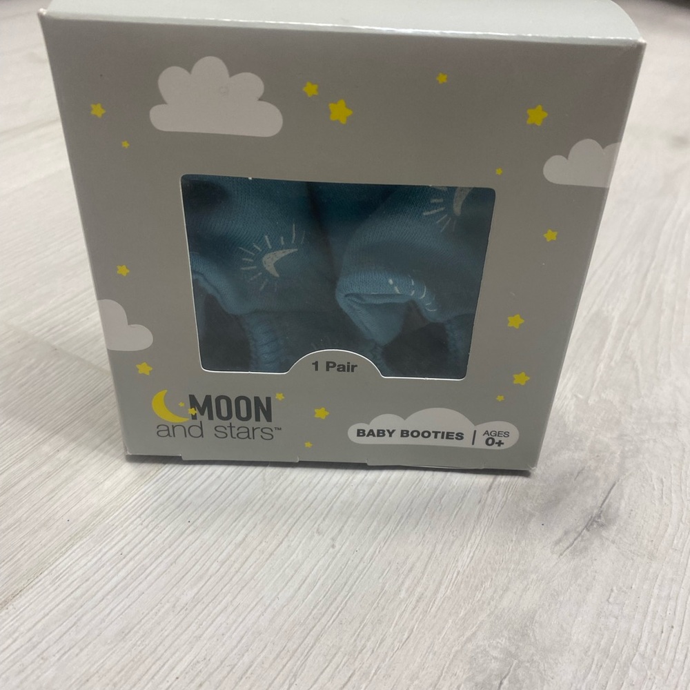 Blue Baby Booties